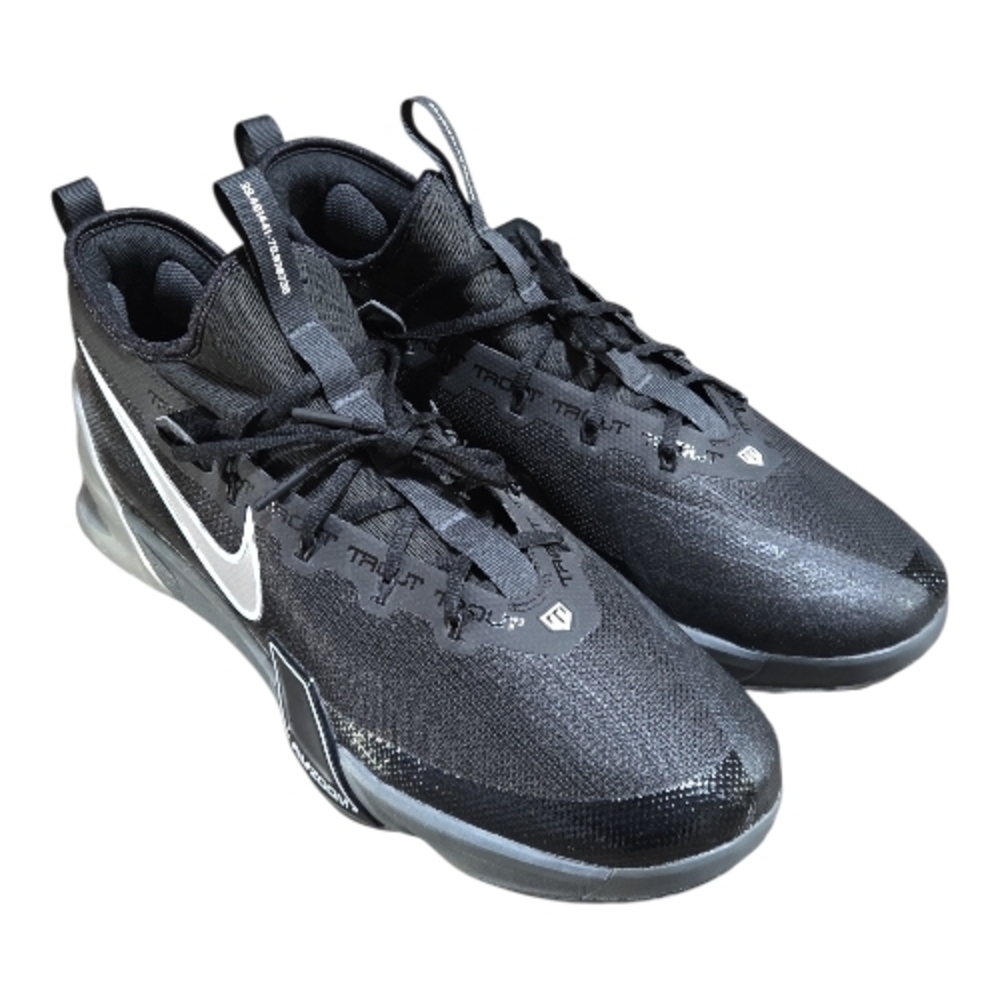 Nike Force Zoom Trout 9 Elite Metal Mens Baseball Cleats, Black, Size 15